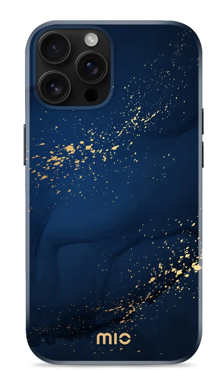 Mio Hoesje iPhone 16 Pro Max Midnight Sparkle - MagSafe