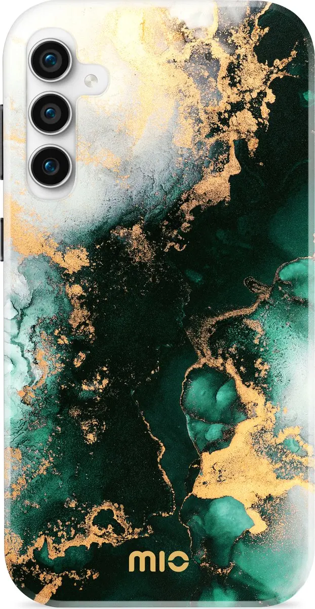Mio MagSafe Hoesje Samsung Galaxy S23 FE - Groen Marble MIOGMS23FE5G