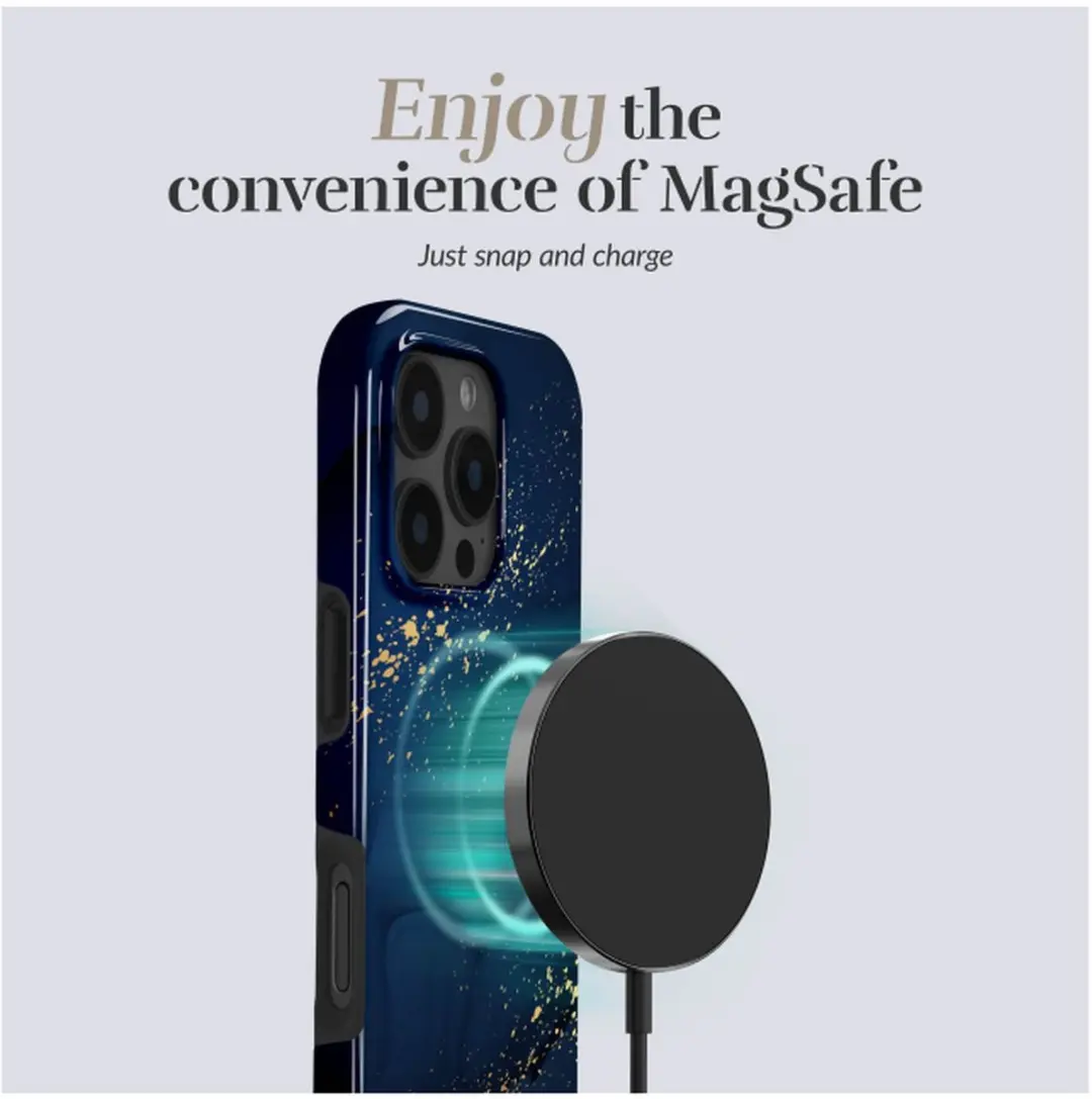 Mio iPhone 17 Hoesje Midnight Sparkle - MagSafe/Qi2