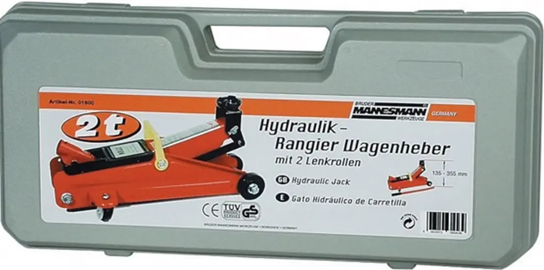 Brüder Mannesmann Hydraulische Trolley Jack 2T - Groen