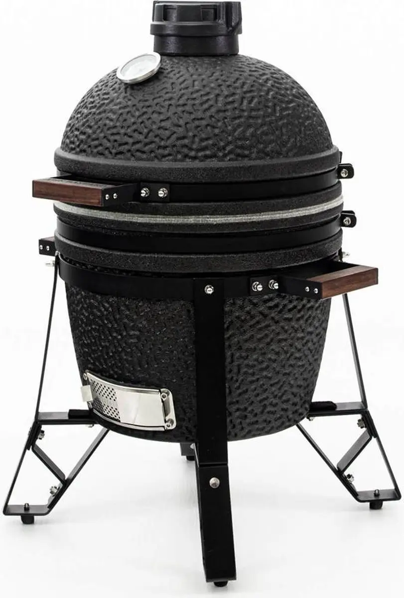 The Bastard Compact Urban BBQ - 33cm - 5 Burgers - Zwart