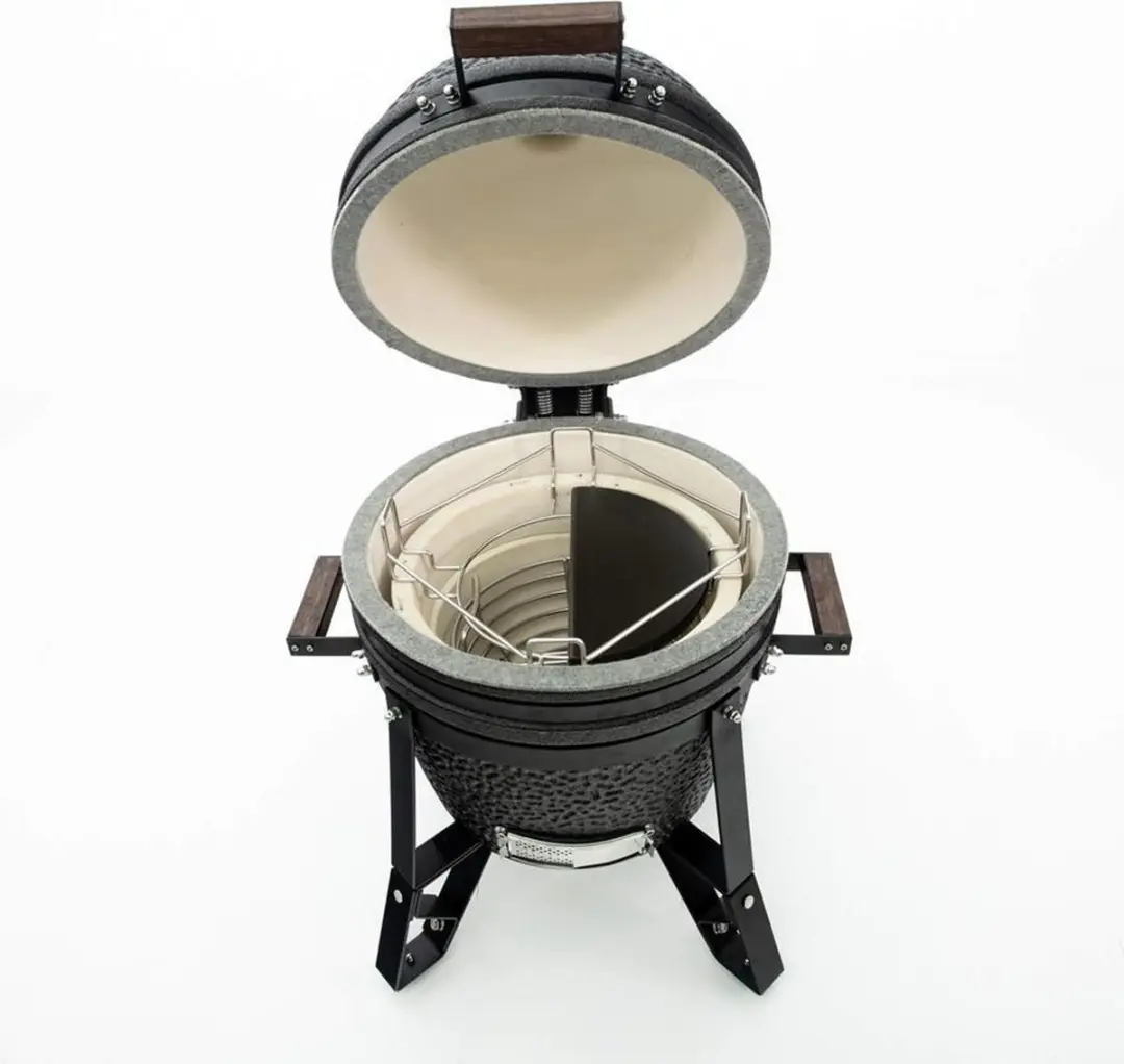 The Bastard Compact Urban BBQ - 33cm - 5 Burgers - Zwart