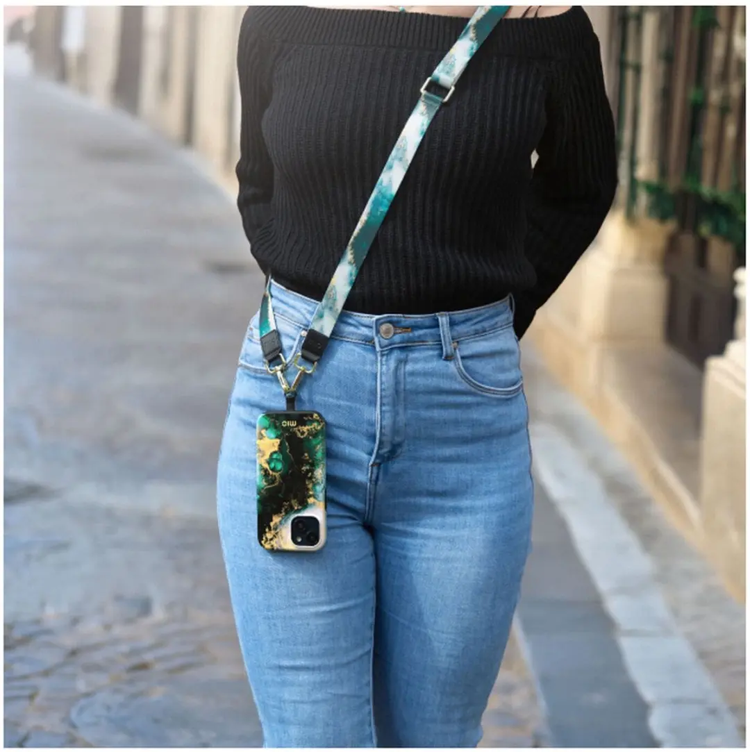 Mio Hoesje iPhone 17 Pro Green Marble - MagSafe