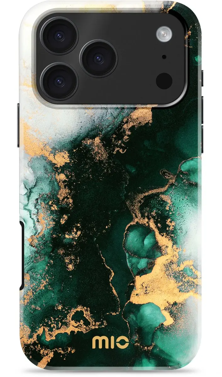 Mio Hoesje iPhone 17 Pro Green Marble