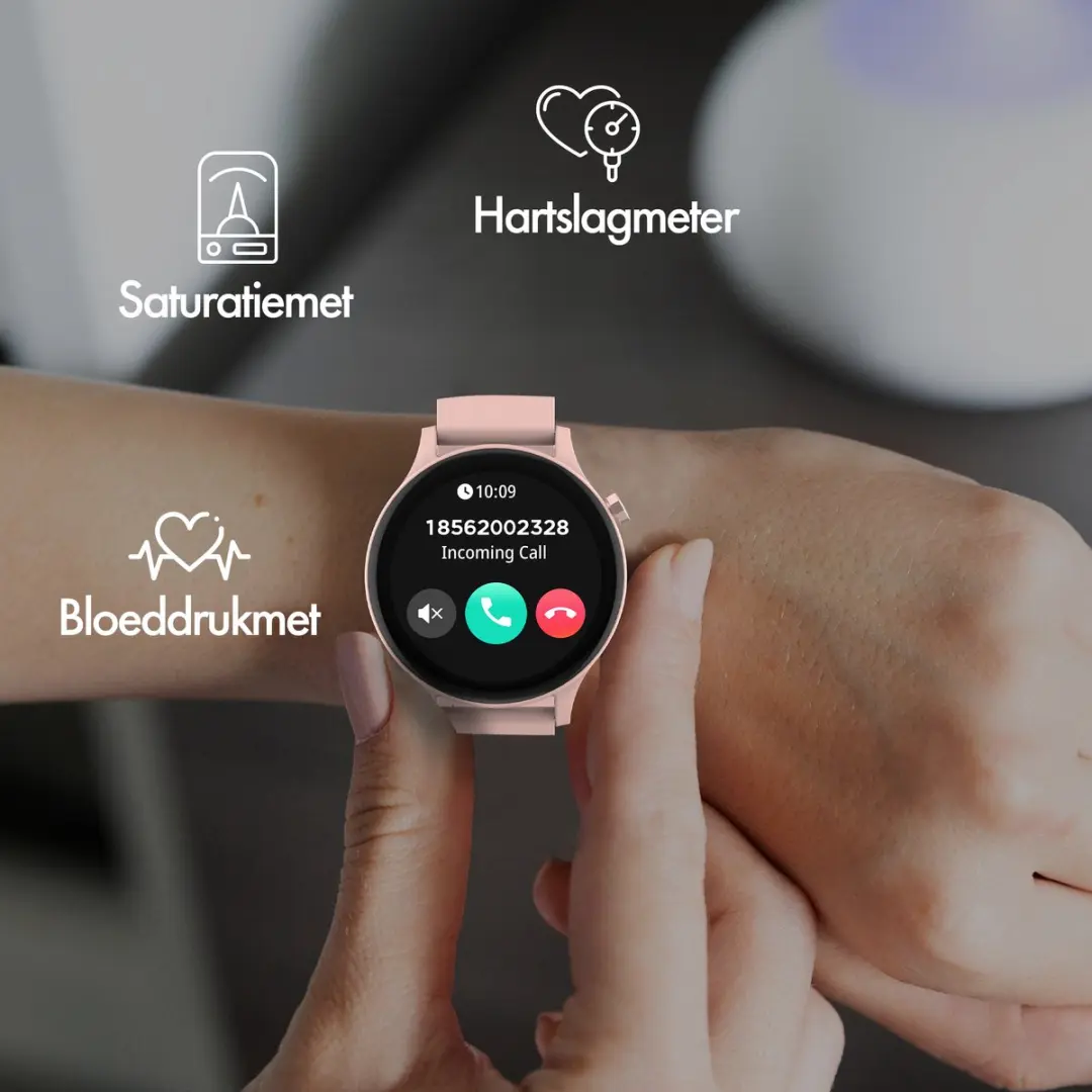 Denver SWC338RO Smartwatch - 44mm - Roze