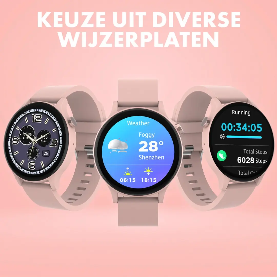 Denver SWC-338 Smartwatch - Roze - afbeelding 6 van 6