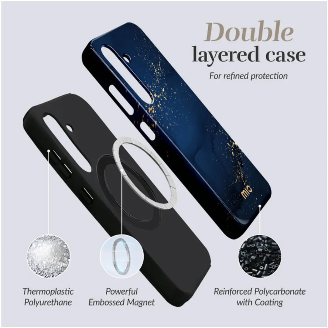 Mio Hoesje Galaxy A17 MagSafe Midnight Sparkle - MIOMSA175G