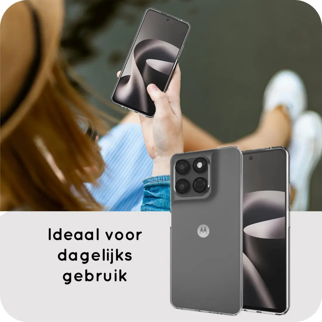 Just in Case Moto G37/G47 Siliconen Hoesje - Transparant MMT2919KL0