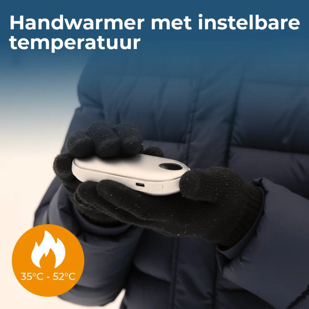 Denver PBH4003S Powerbank 4000mAh - Handwarmer - Zilver