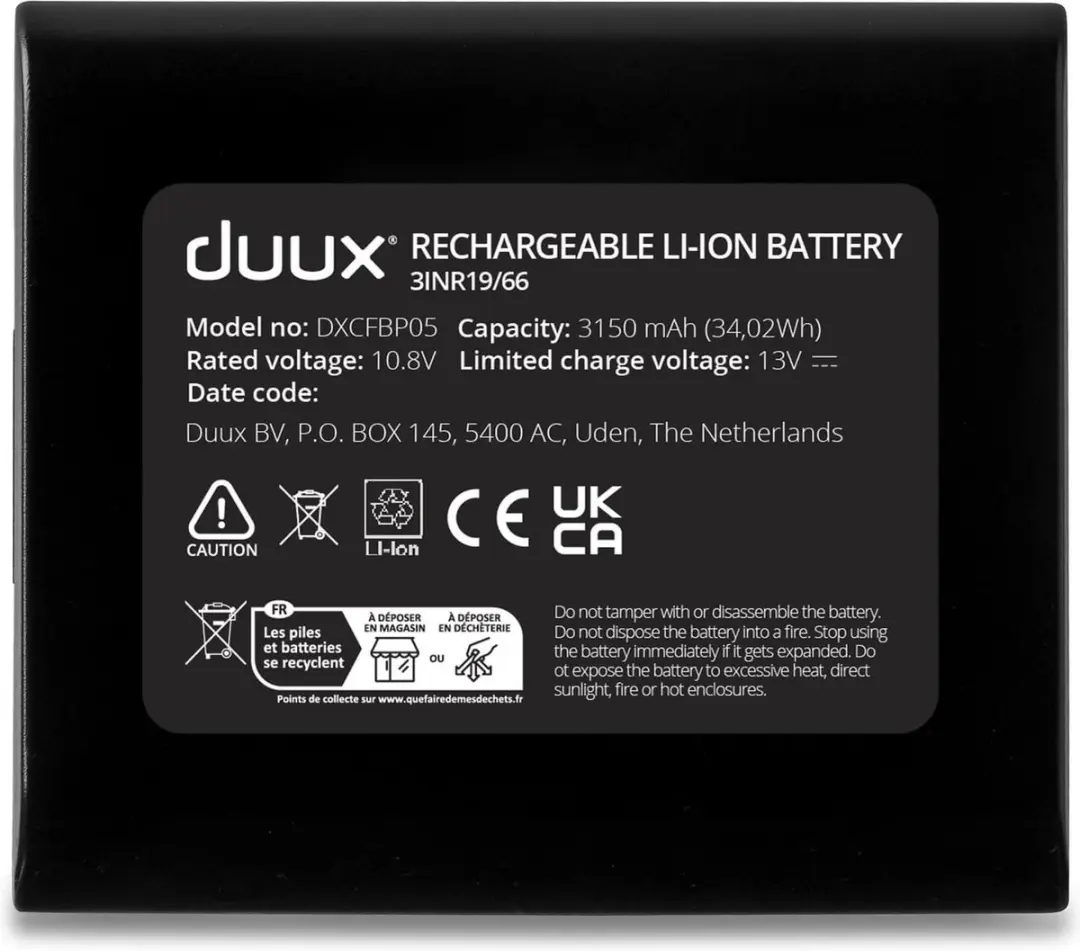 Duux Whisper Flex (Ultimate) Gen 2 Dock & Accu - 13W - Zwart