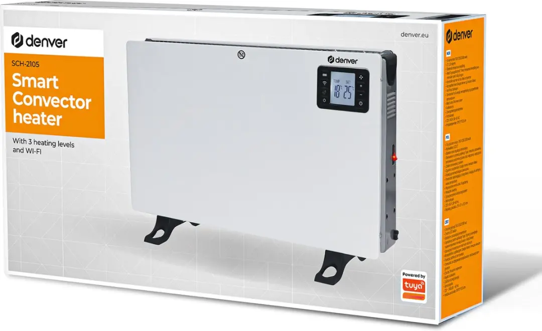 Denver SCH2105 Convector Kachel 2000W - Wit