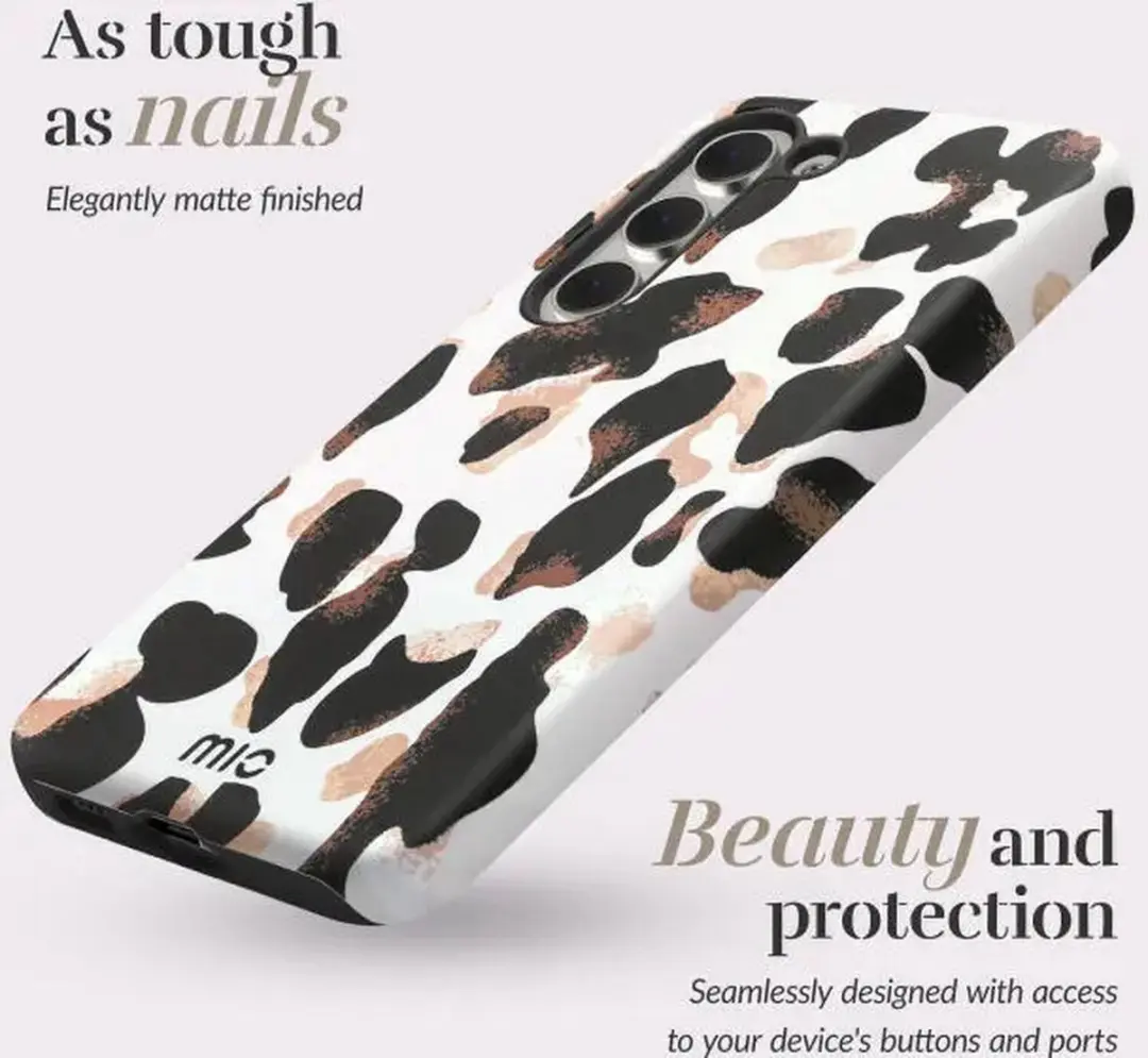 Mio by Mobilize Hoesje S25 Edge MagSafe - Leopard