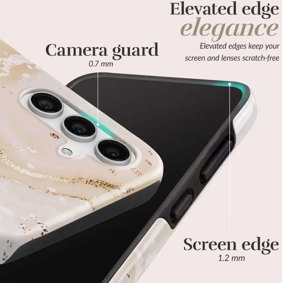 Mio by Mobilize Hoesje MIOGOMS24FE5G - Samsung Galaxy S24 FE - Goud Marble