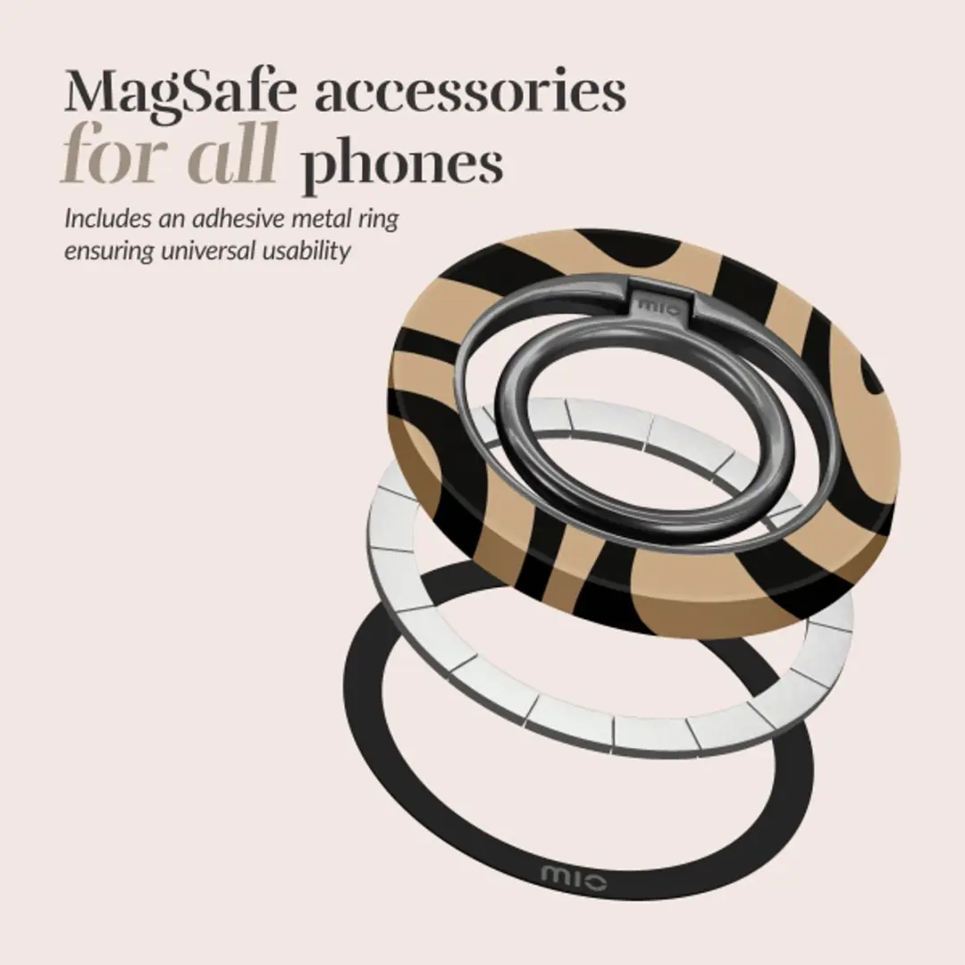 Mio by Mobilize MIOMCSRSW Ringhouder MagSafe - 360° Draaibaar - Swirl