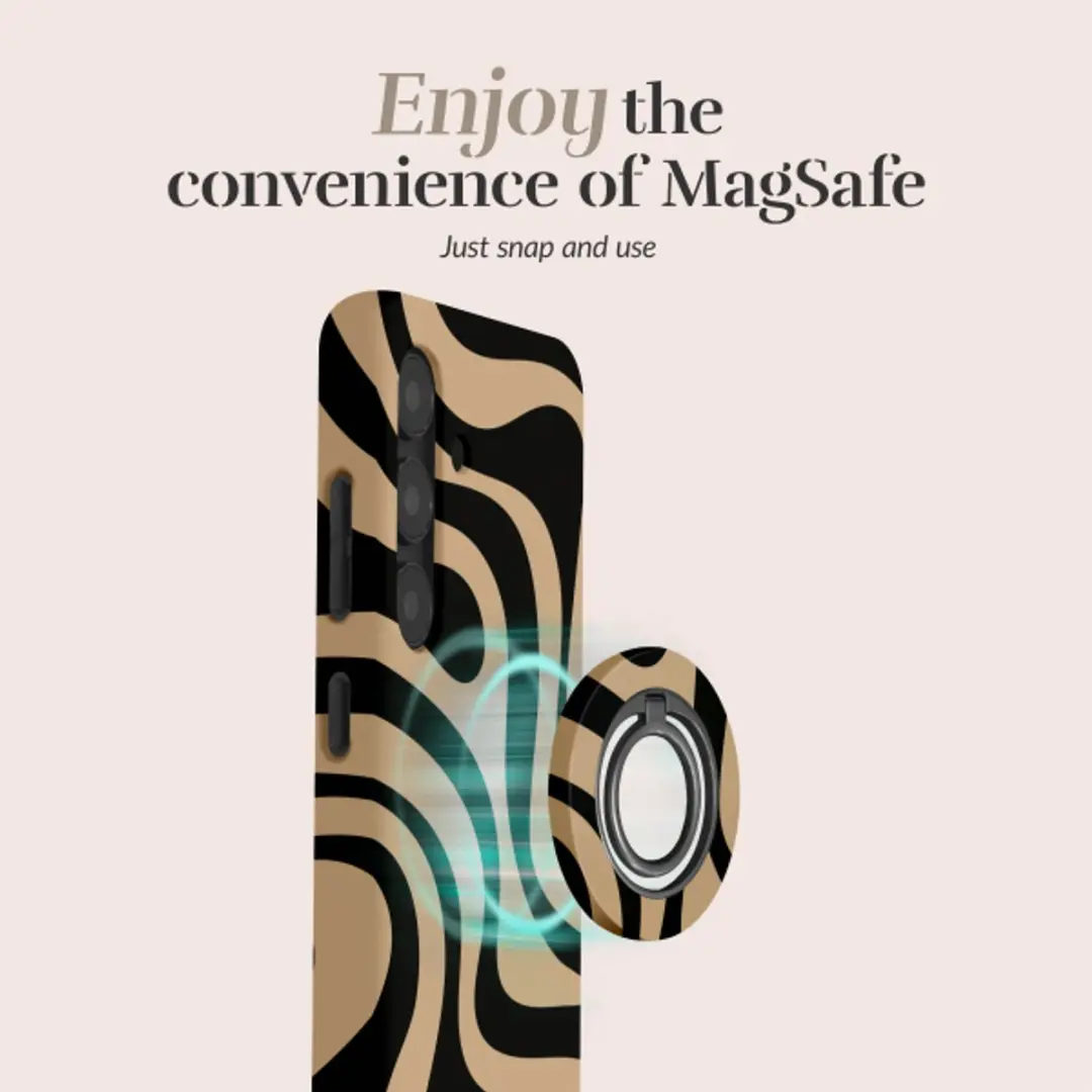 Mio by Mobilize MIOMCSRSW Ringhouder MagSafe - 360° Draaibaar - Swirl