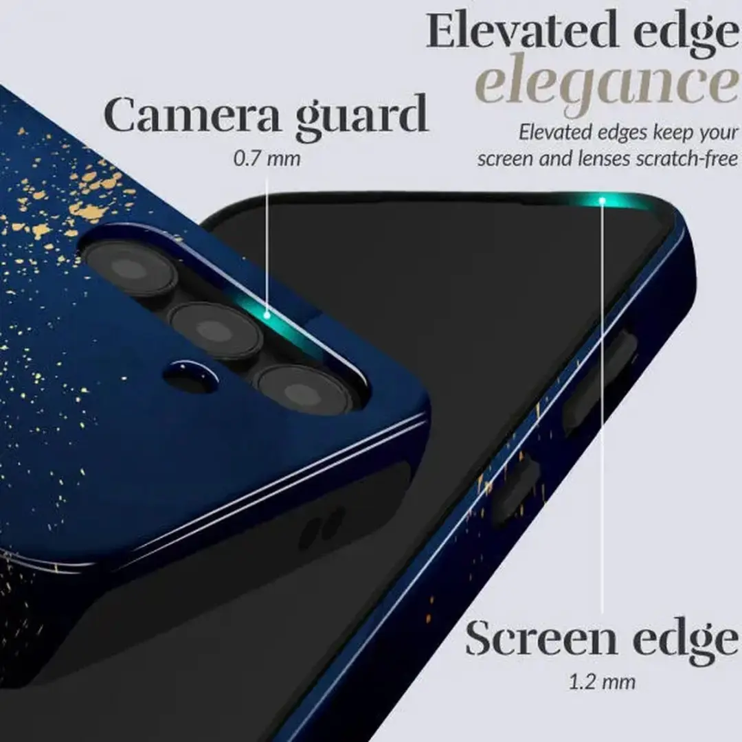 Mio Hoesje Galaxy A16 Midnight Sparkle - MagSafe - Blauw