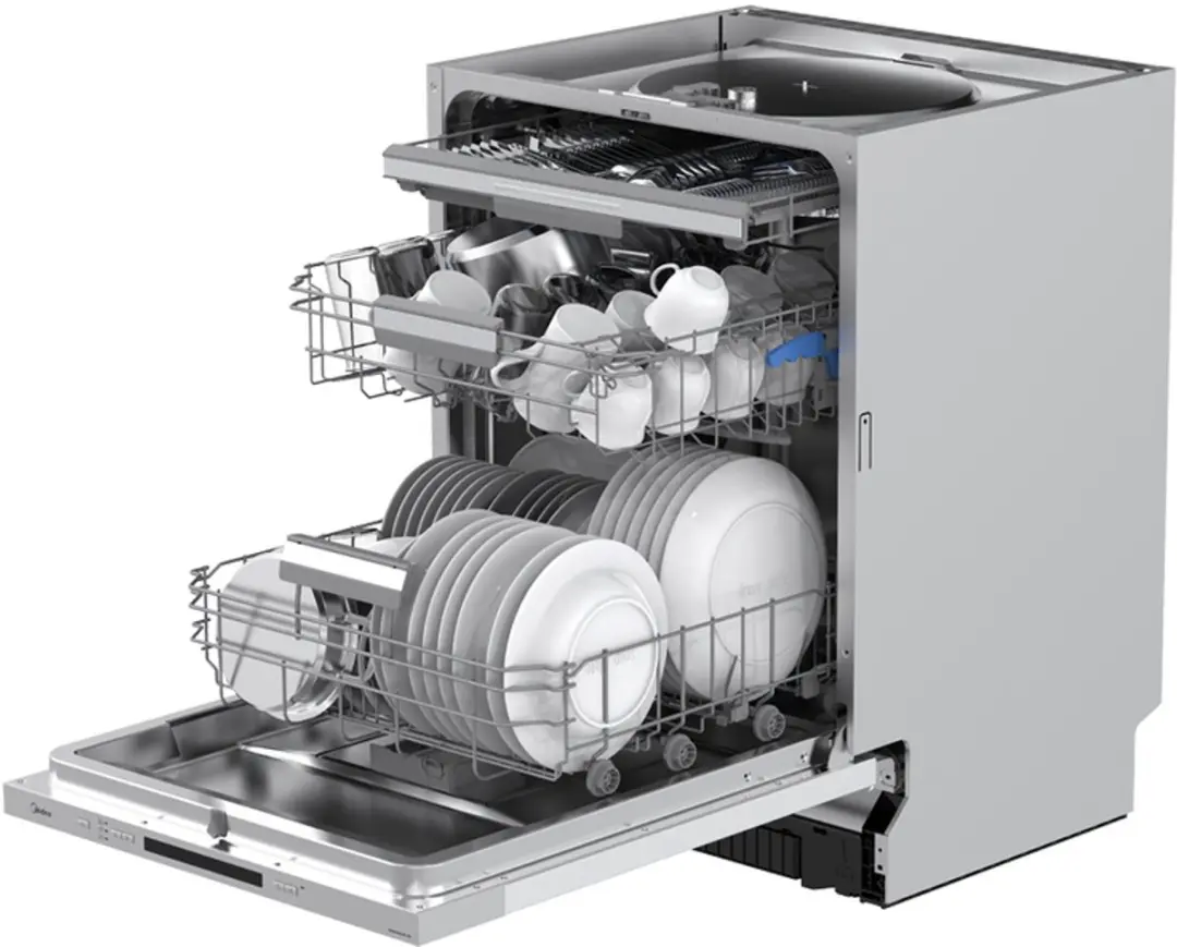 Midea MID60S220-HR Inbouwvaatwasser 14 Couverts - RVS