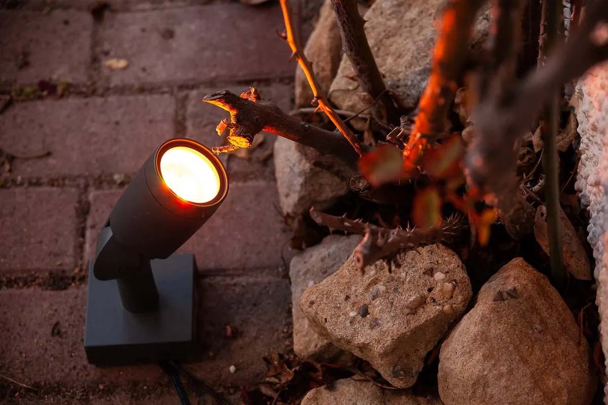 LEDVANCE SMART+ Garden Spot Multicolor RGBW - Donkergrijs