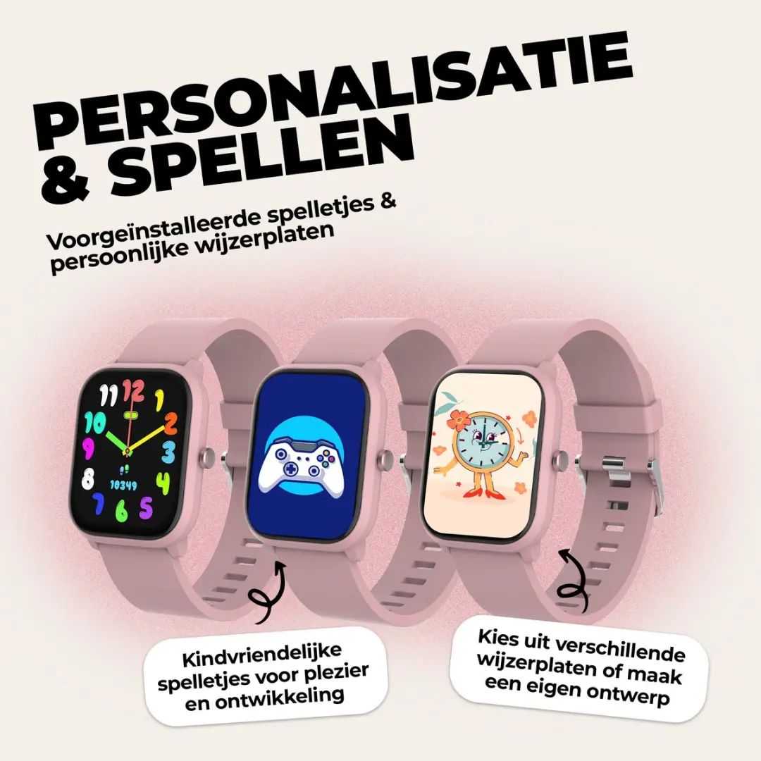 Denver SWK120RO Smartwatch Kinderen - Roze - 46mm