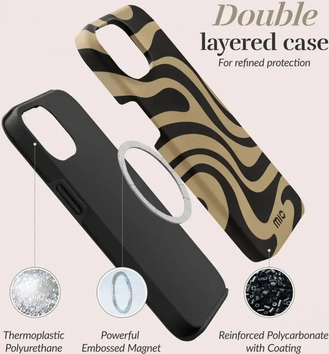 Mio by Mobilize iPhone 16 Pro Hoesje - Swirl