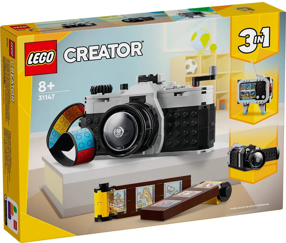 LEGO Creator 3in1 Retro Fotocamera 31147 - 261 Stukken