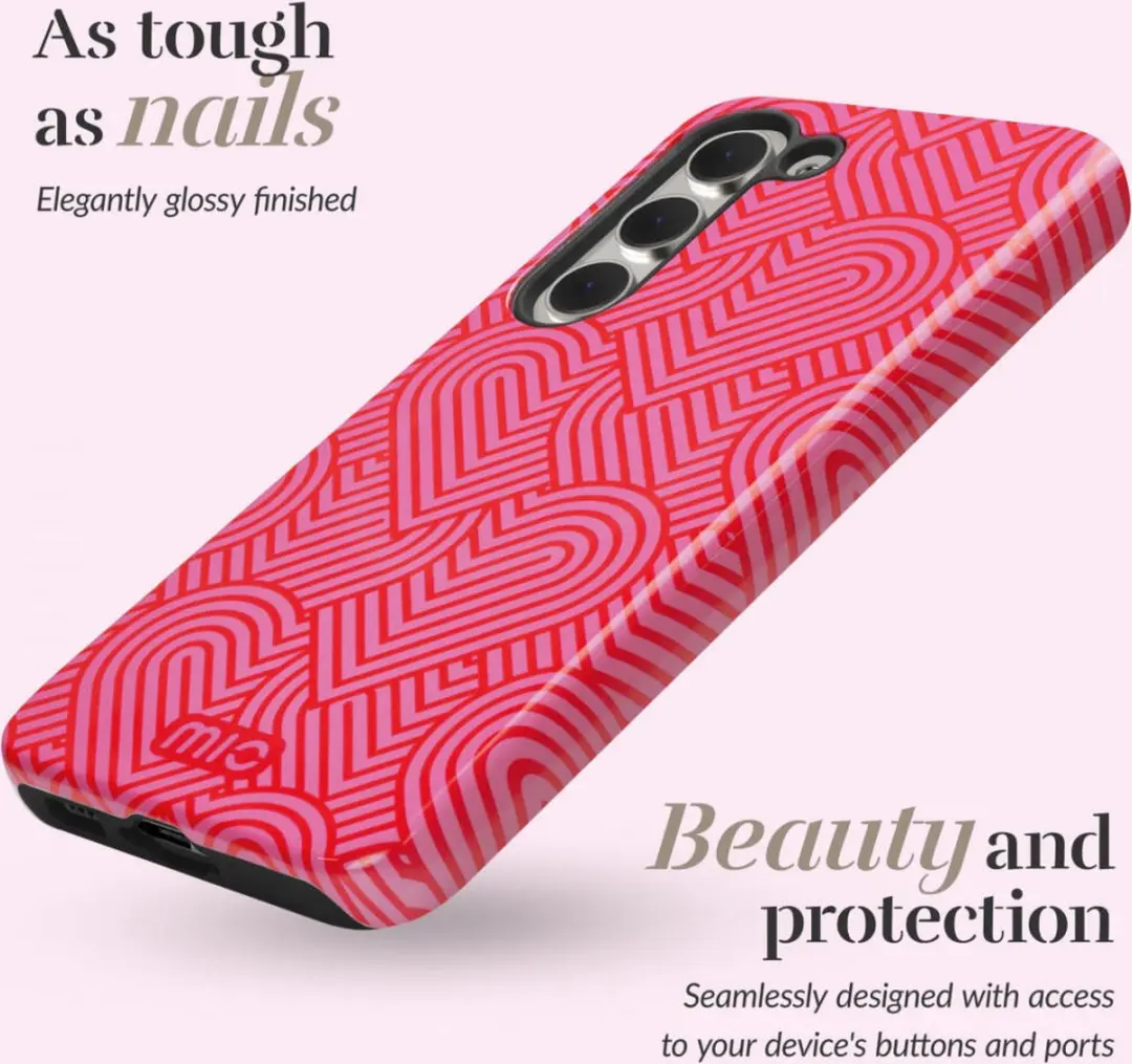 Mio by Mobilize Hoesje MIOPHS24FE5G - Samsung Galaxy S24 FE - MagSafe - Rood