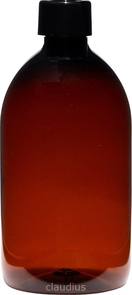Splashbox Cosmetics Lege Apothekersfles 500ml - Amber - Set van 10
