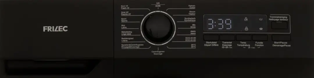 Frilec Koblenz 9214WA-030B Wasmachine 9 kg - Zwart