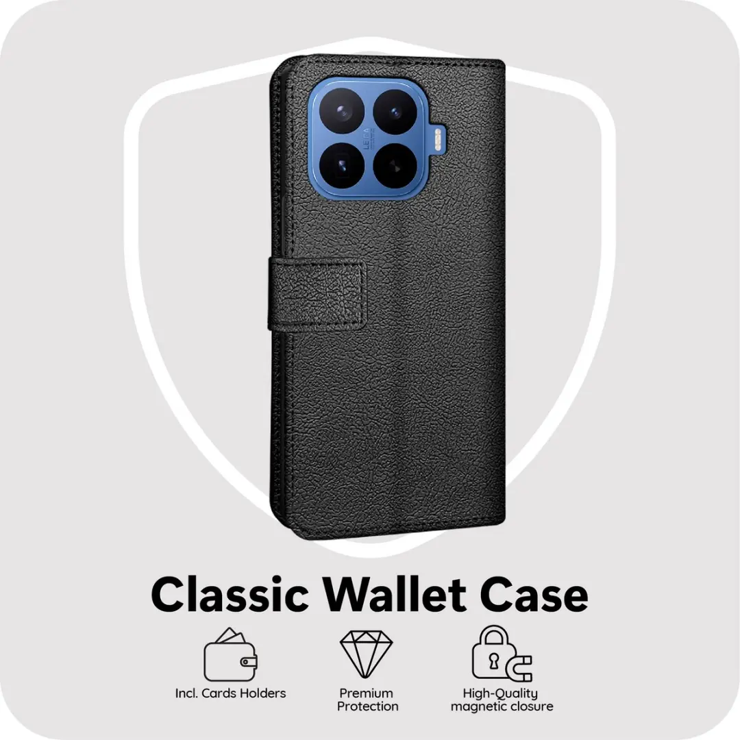 Just in Case Bookcase Classic Hoesje Xiaomi 17T Pro MXM2913CW1 - Zwart - afbeelding 6 van 6