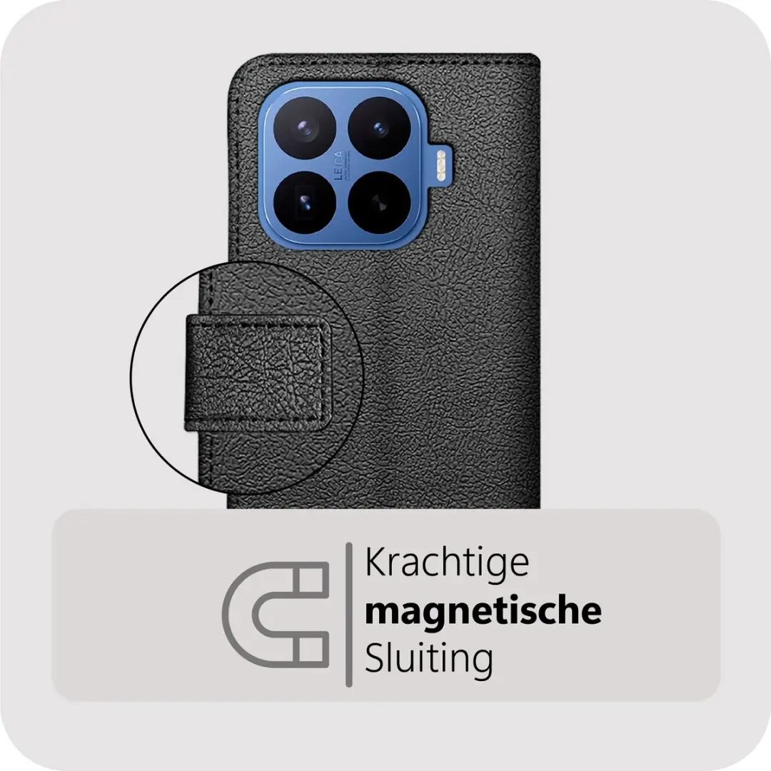 Just in Case Bookcase Classic Hoesje Xiaomi 17T Pro MXM2913CW1 - Zwart