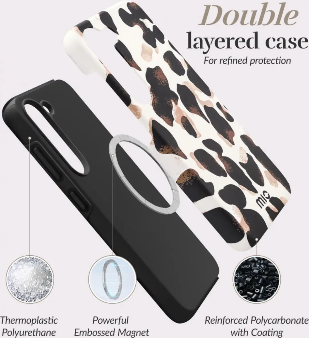 Mio by Mobilize Hoesje S25 Ultra MIOSPS25UTRA5G - Leopard