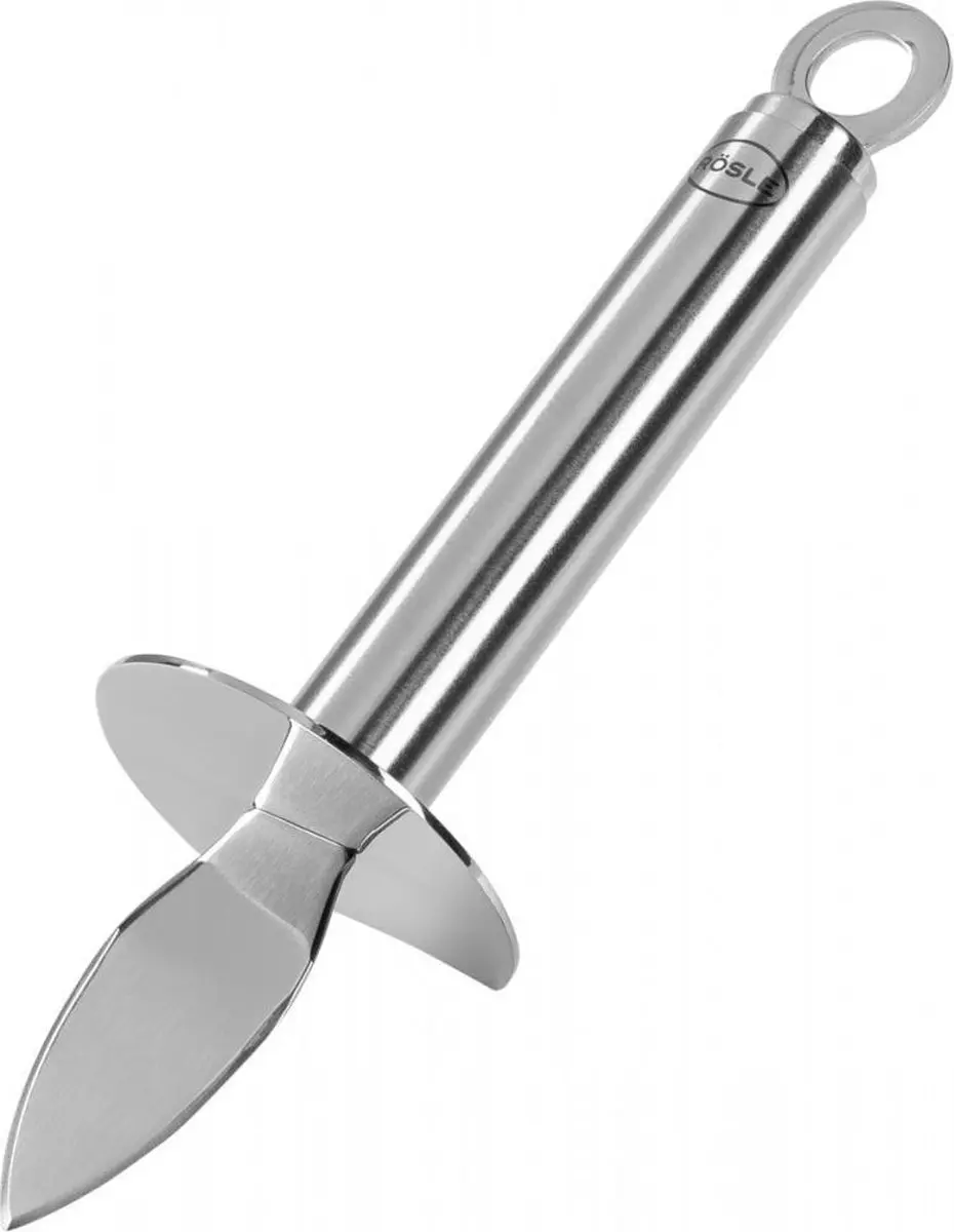 Rösle Oestermes 18cm - Zilver