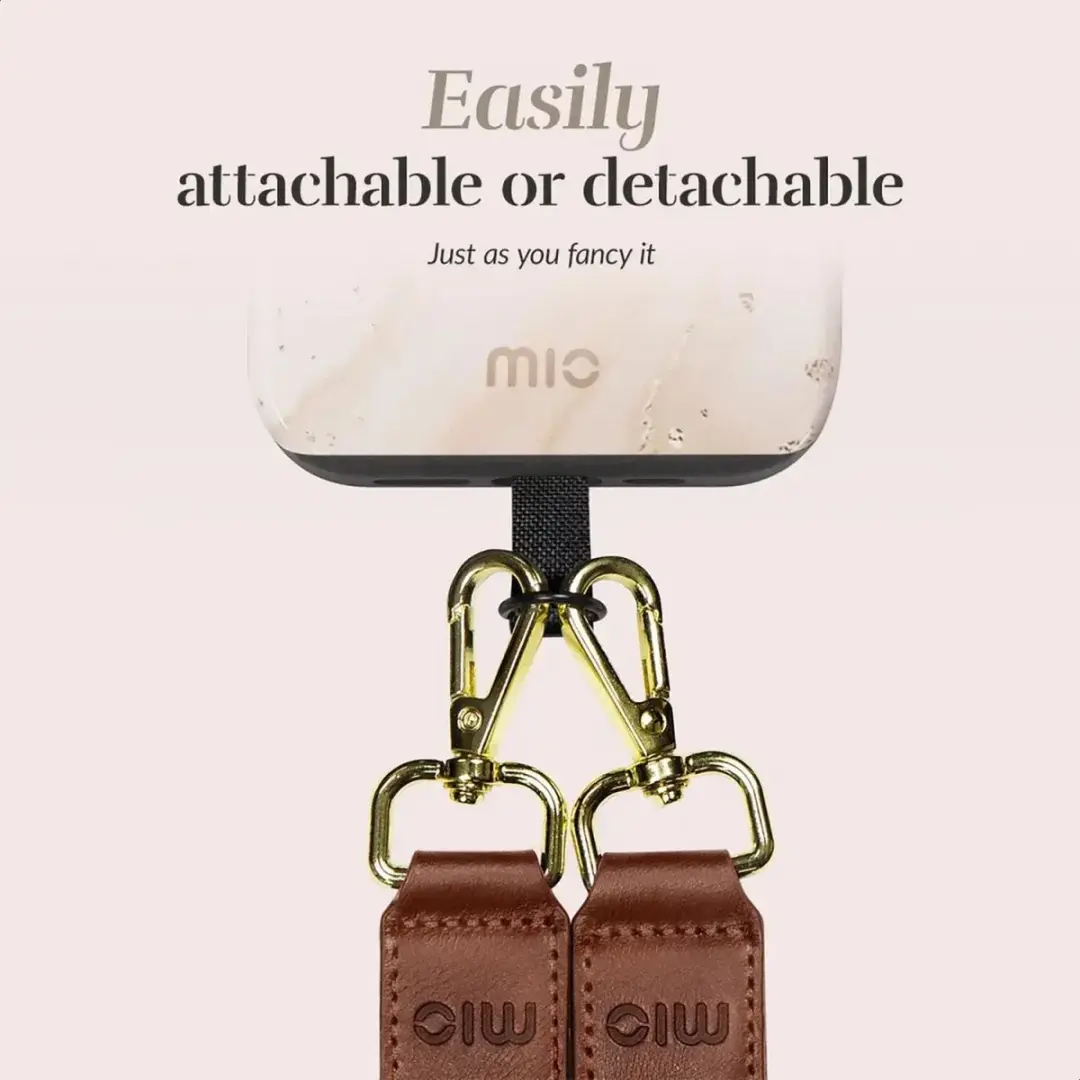 Mio by Mobilize iPhone 16 Pro Hoesje - Gold Marble