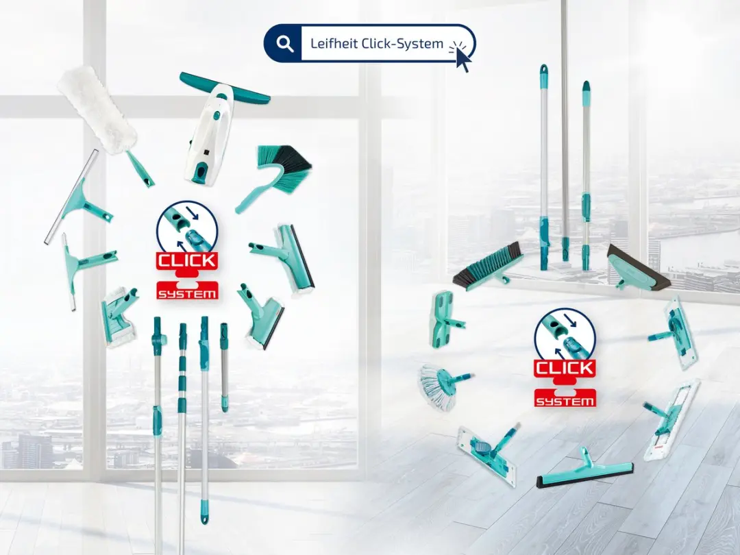 Leifheit Easy Spray XL Vloerwisser 42cm - Turquoise - afbeelding 6 van 6