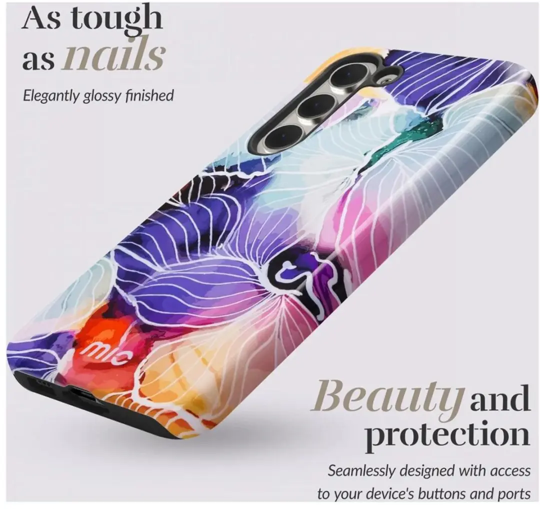 Mio by Mobilize Hoesje S25 Plus Flowers - MagSafe - afbeelding 6 van 6