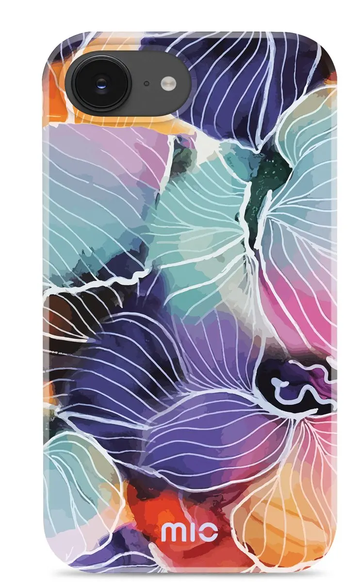 Mio by Mobilize Hoesje iPhone 16e Flowers - MIOFLIPHSE4