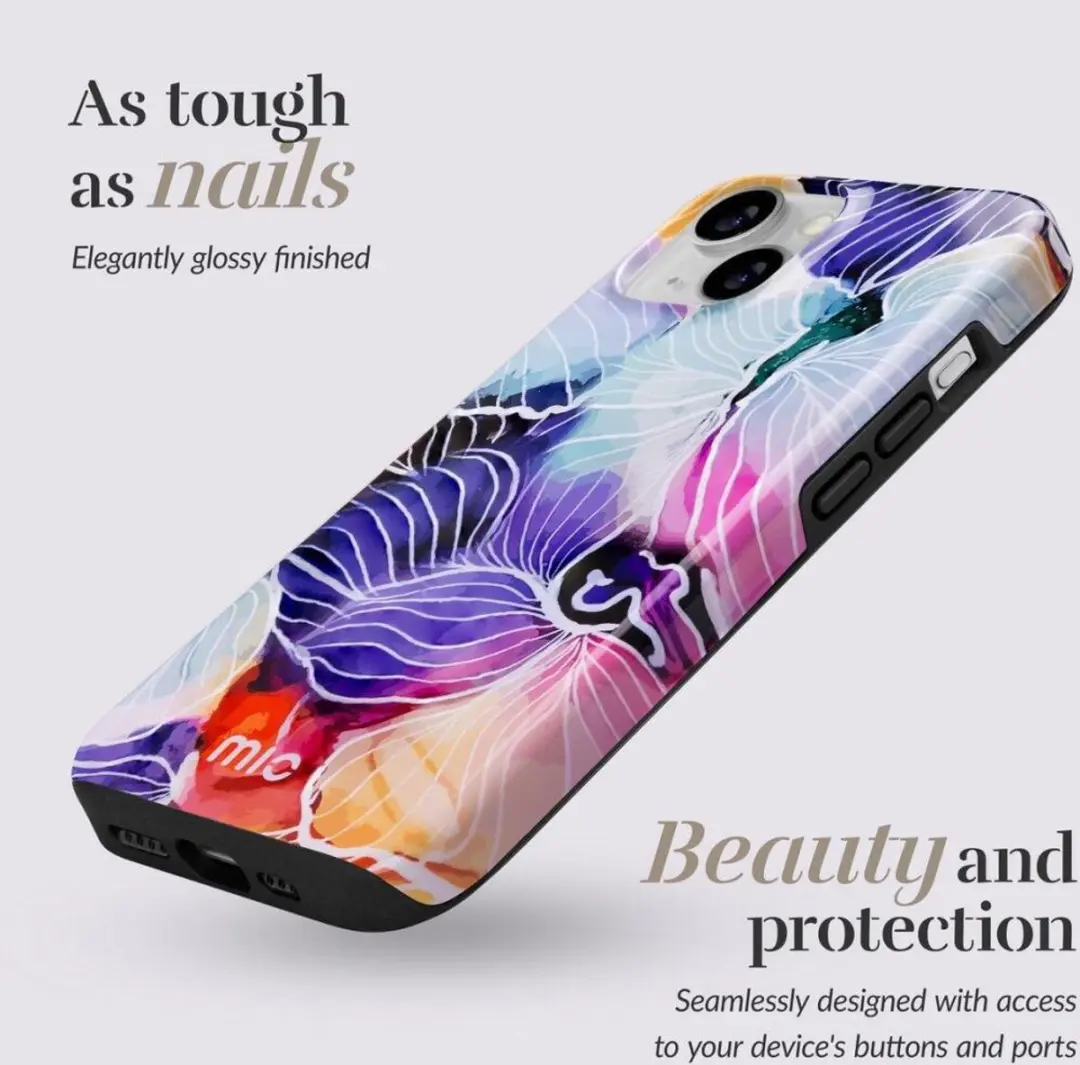 Mio by Mobilize Hoesje iPhone 16e Flowers - MIOFLIPHSE4