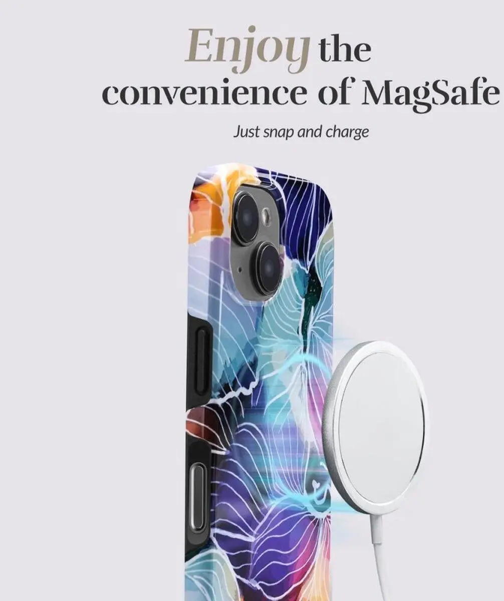 Mio by Mobilize Hoesje iPhone 16e Flowers - MIOFLIPHSE4
