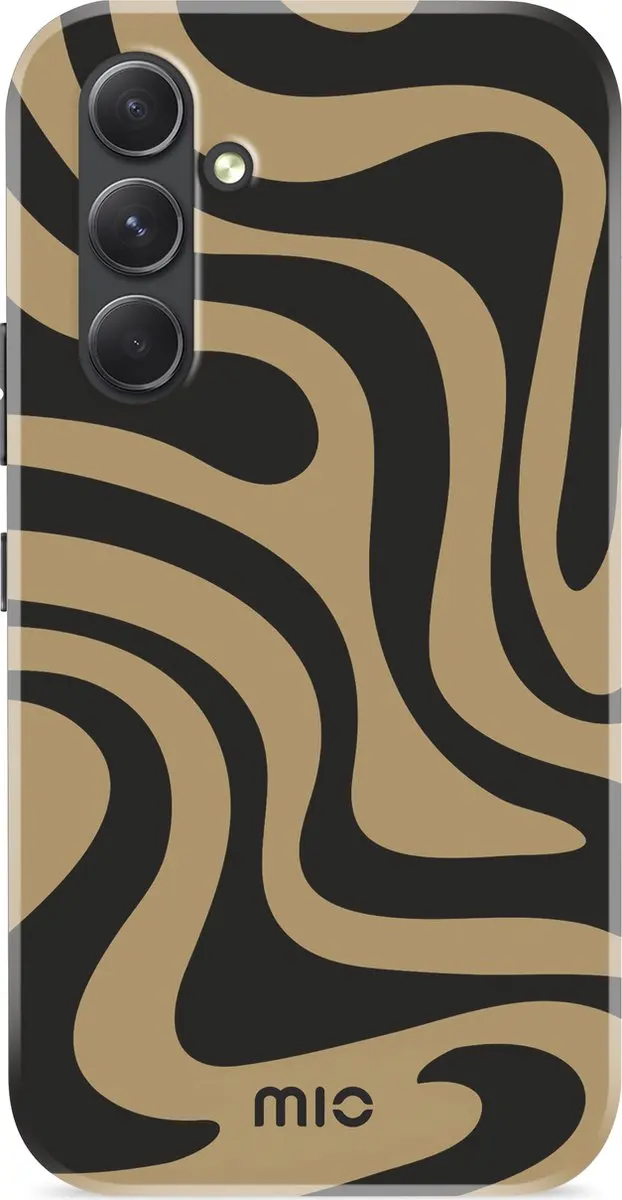 Mio MagSafe Hoesje Samsung Galaxy A54 - Bruin Print