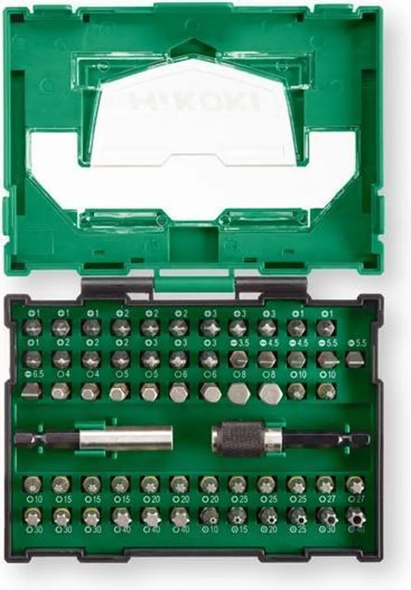 Hikoki 60-delige Bitset BOX II - 40030024