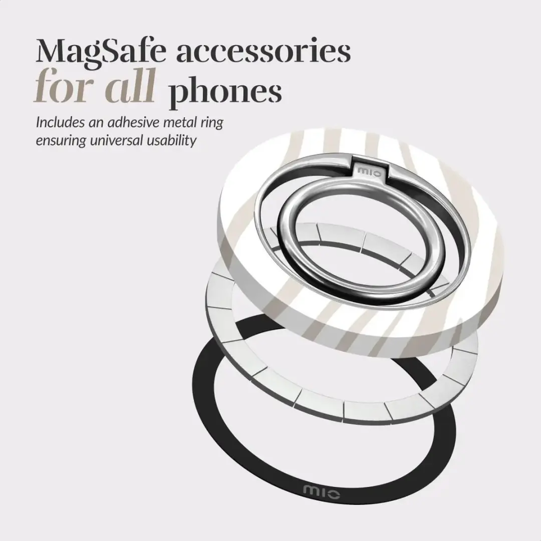 Mio Ring Holder MagSafe MIOMCSRSZ - Sandy Zebra