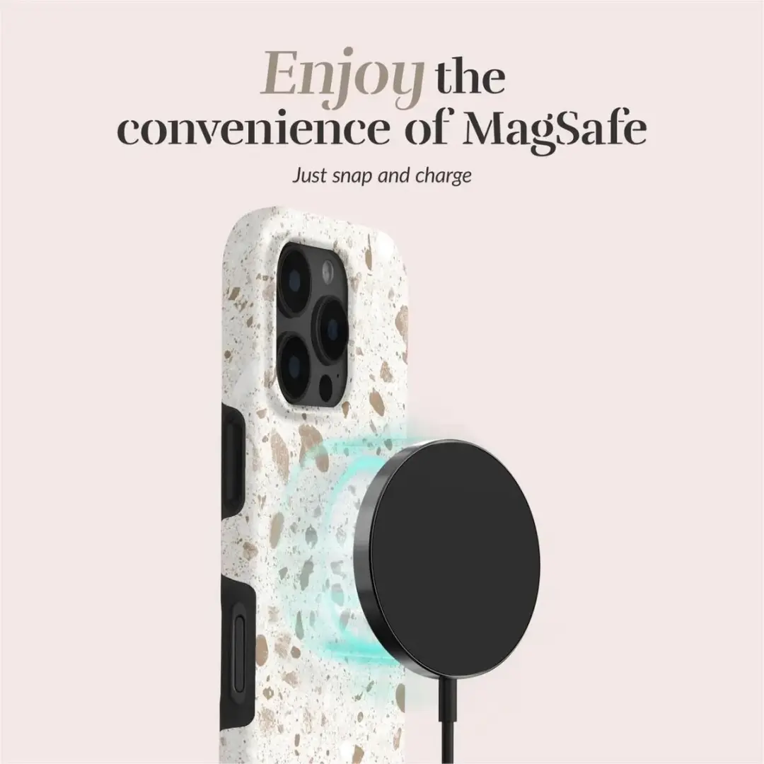 Mio by Mobilize iPhone 16 Hoesje - Hard Shell - Soft Terrazzo