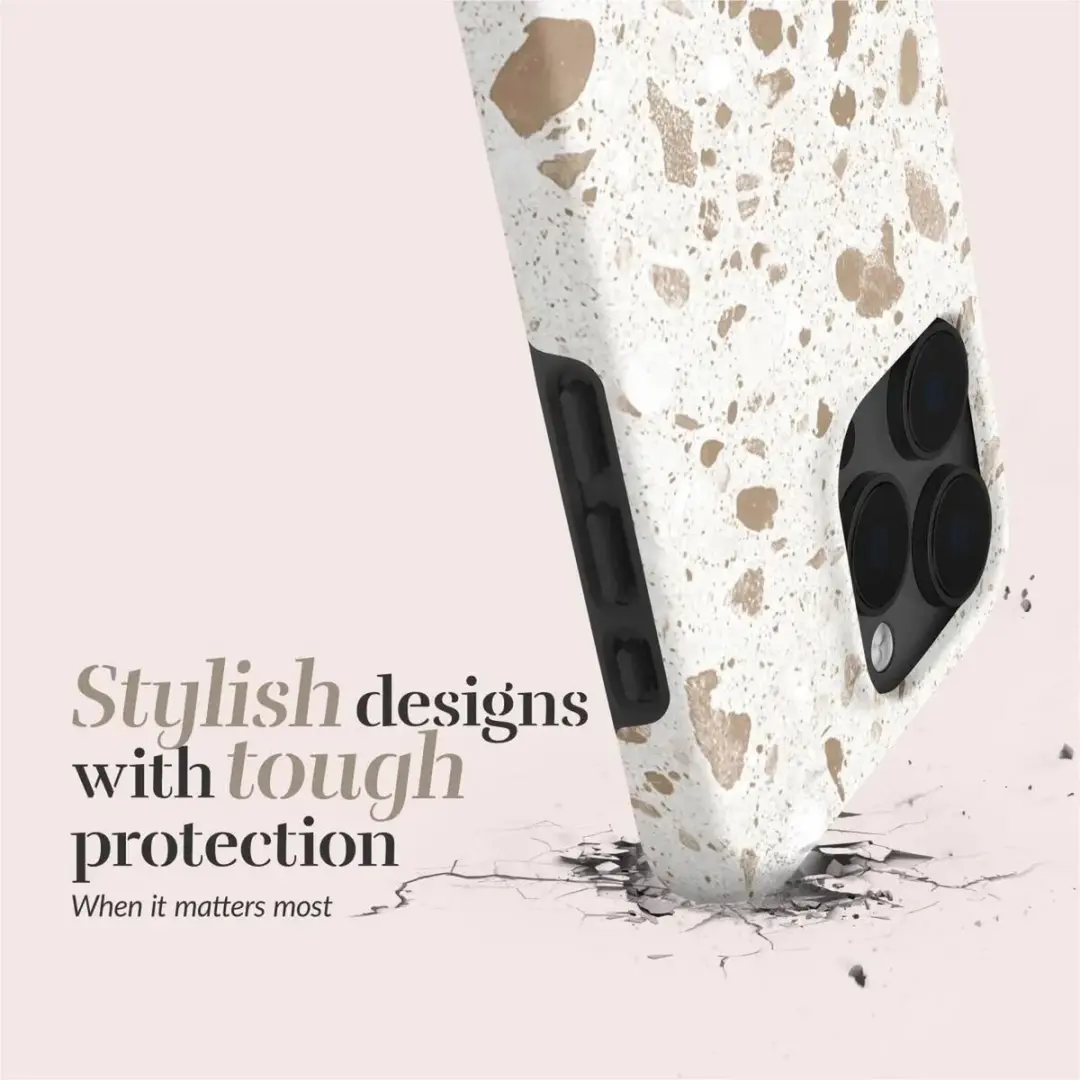 Mio by Mobilize iPhone 16 Hoesje - Hard Shell - Soft Terrazzo