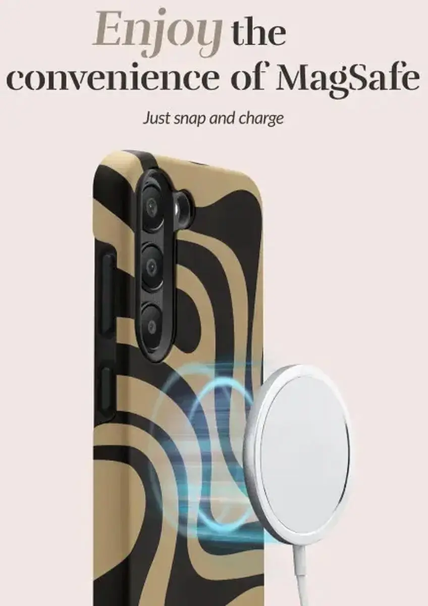 Mio Swirl Hoesje Samsung Galaxy S25 Ultra - Hard Shell - MagSafe