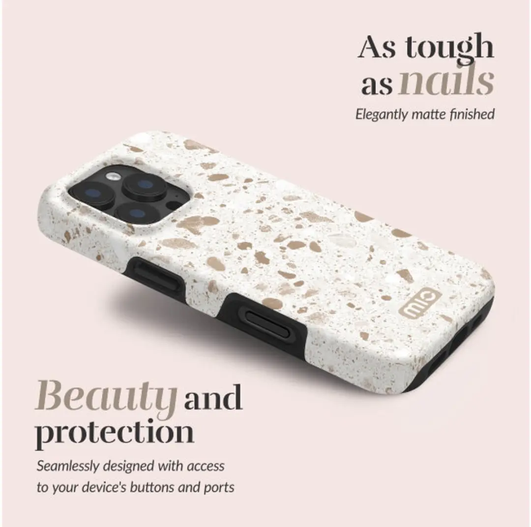 Mio Hoesje iPhone 16 Plus MagSafe - Wit/Goud