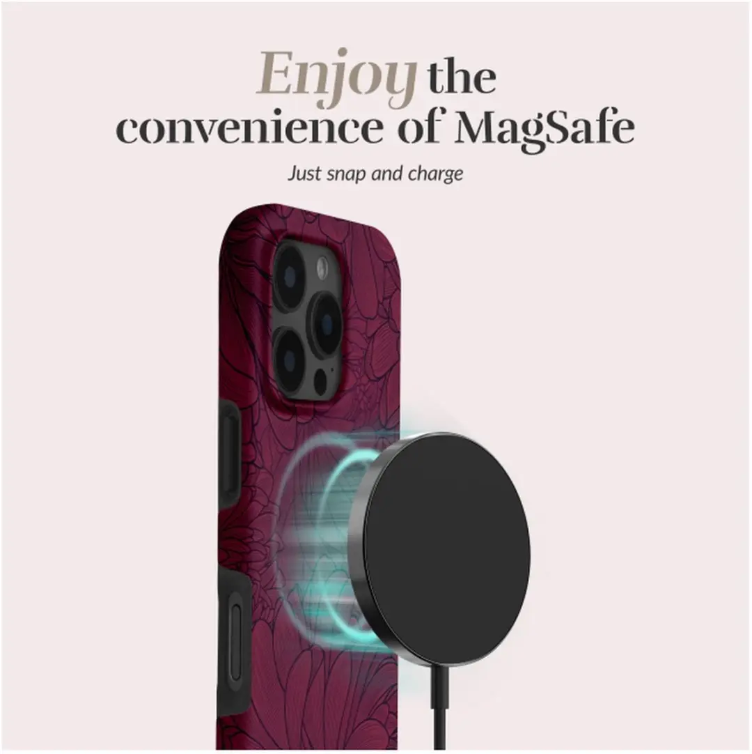 Mio iPhone 17 Pro Max Hoesje Berry Blooms - MagSafe - afbeelding 6 van 6