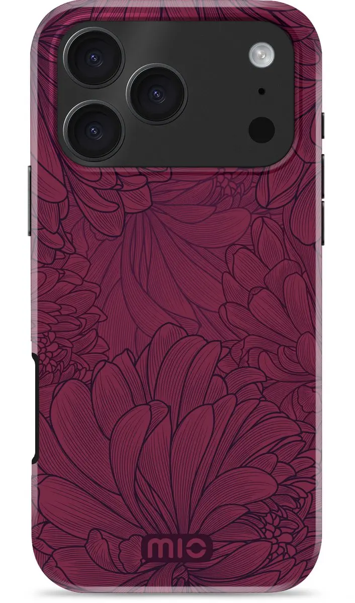 Mio iPhone 17 Pro Max Hoesje Berry Blooms - MagSafe