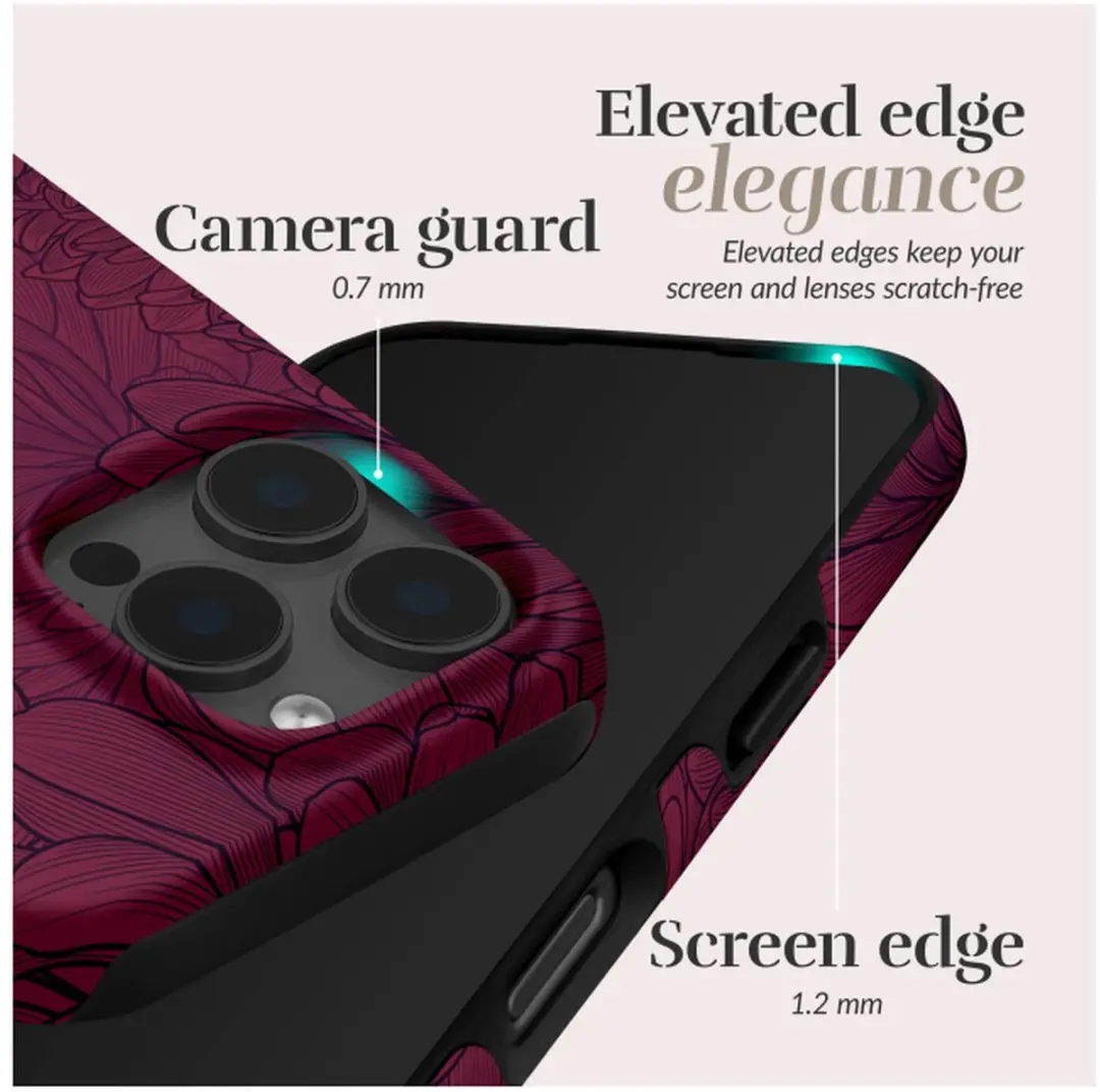 Mio iPhone 17 Pro Max Hoesje Berry Blooms - MagSafe