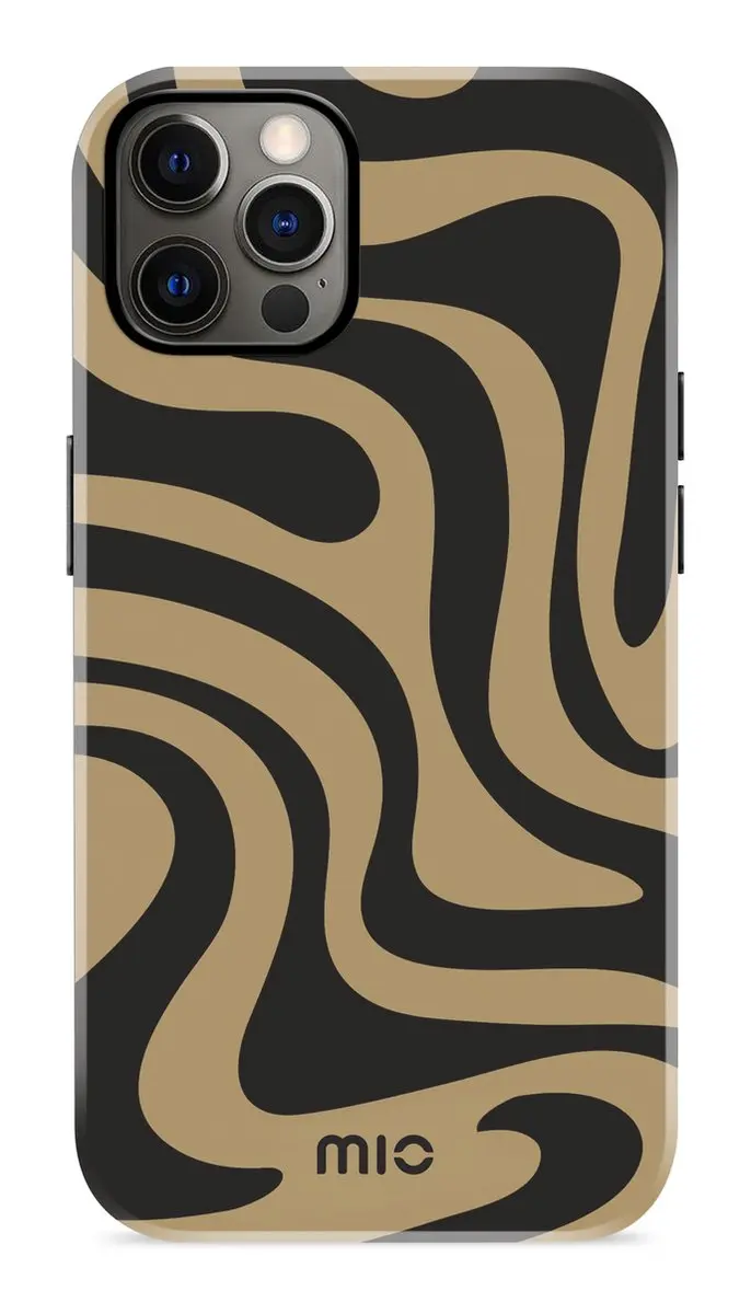 Mio MagSafe iPhone 12/12 Pro Hoesje - Bruin
