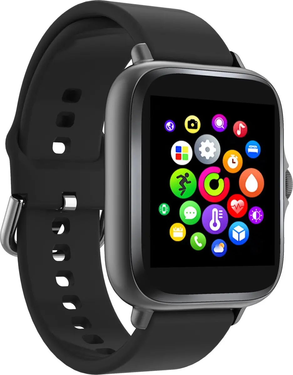 Denver SWC156 Smartwatch - 40mm - Hartslagmeter & Stappenteller - Zwart